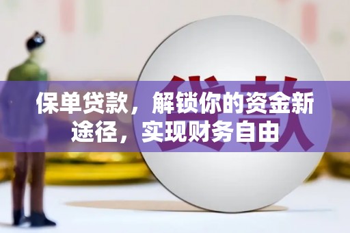 城子河保单贷款，解锁你的资金新途径，实现财务自由