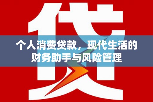 城子河个人消费贷款，现代生活的财务助手与风险管理